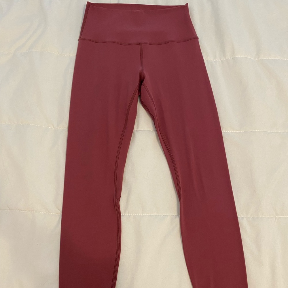 Pink Lululemon Align 25” Leggings